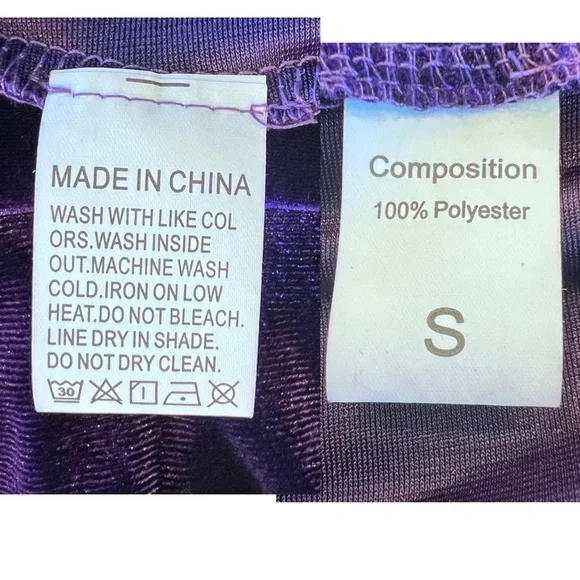 Purple Velvet Velour feel V neck Ruffle Sz Small Whimsigoth Renaissance Flirty - Picture 10 of 13